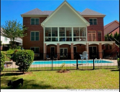 Fabulous three story home with a golf course and water (pond) on Anderson Creek Golf Club in North Carolina - for sale on GolfHomes.com, golf home, golf lot