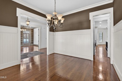 This stunning Heritage home built by Homes By Dickerson offers a on Heritage Golf Club in North Carolina - for sale on GolfHomes.com, golf home, golf lot