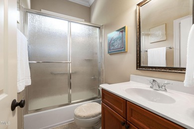 This stunning Heritage home built by Homes By Dickerson offers a on Heritage Golf Club in North Carolina - for sale on GolfHomes.com, golf home, golf lot