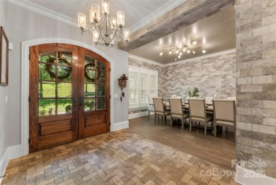 Stunning 5700 SF custom home on private wooded lot overlooking on Skybrook Golf Club in North Carolina - for sale on GolfHomes.com, golf home, golf lot