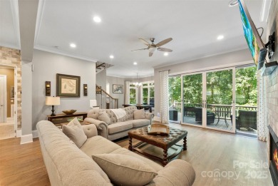 Stunning 5700 SF custom home on private wooded lot overlooking on Skybrook Golf Club in North Carolina - for sale on GolfHomes.com, golf home, golf lot