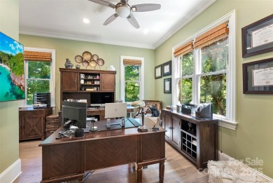 Stunning 5700 SF custom home on private wooded lot overlooking on Skybrook Golf Club in North Carolina - for sale on GolfHomes.com, golf home, golf lot