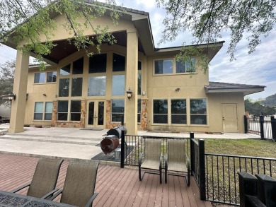 RIVERFRONT With Pool! Mediterranean estate sprawls across 2.01 on The Club At ConCan in Texas - for sale on GolfHomes.com, golf home, golf lot