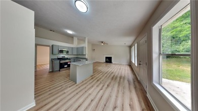 This renovated 3 bedroom, 2 bathroom home offers modern living on Mystery Valley Golf Course in Georgia - for sale on GolfHomes.com, golf home, golf lot