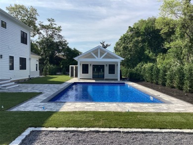 Brand-New Coastal Retreat with Pool, Pool House & Deeded Bay on Islands End Golf and Country Club, Inc. in New York - for sale on GolfHomes.com, golf home, golf lot