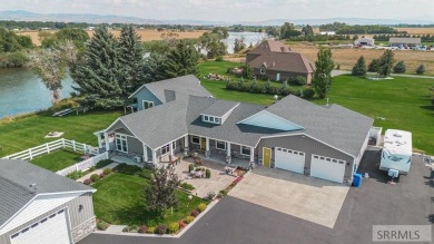 Waterfront!  Nestled along the serene banks of the iconic Snake on Journeys End Golf Course in Idaho - for sale on GolfHomes.com, golf home, golf lot