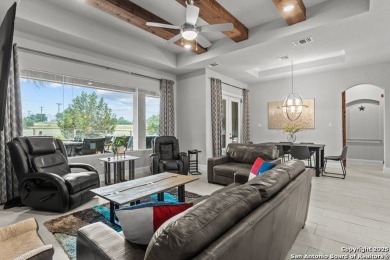 Upgrades galore...10' Ceilings, 8' Doors, Faux Beams in LR on Vaaler Creek Golf Club in Texas - for sale on GolfHomes.com, golf home, golf lot
