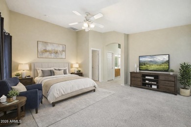 Move-in ready with OWNED SOLAR in highly sought-after Estrella on Estrella Mountain Ranch Golf Course in Arizona - for sale on GolfHomes.com, golf home, golf lot