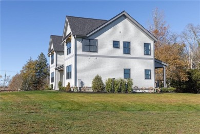 This stunning new-construction home mixes contemporary flair on Newport National Golf Club in Rhode Island - for sale on GolfHomes.com, golf home, golf lot