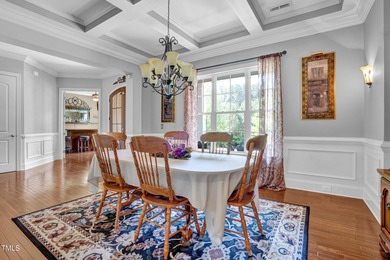 Welcome to an exceptional custom home nestled on nearly an acre on Chapel Ridge Golf Club in North Carolina - for sale on GolfHomes.com, golf home, golf lot