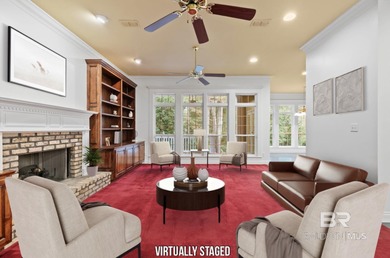 Step into timeless elegance in this 1 owner Custom 4-bedroom, 2 on TimberCreek Golf Club in Alabama - for sale on GolfHomes.com, golf home, golf lot