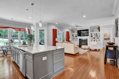 Welcome to an exceptional custom home nestled on nearly an acre on Chapel Ridge Golf Club in North Carolina - for sale on GolfHomes.com, golf home, golf lot