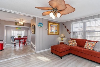 Bright  cheery 2BR/1BA beach cottage, 2024 ROOF  HVAC. Located on Prestwick Country Club in South Carolina - for sale on GolfHomes.com, golf home, golf lot