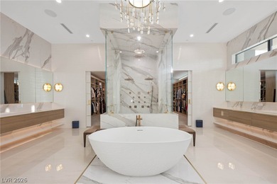 Elevated modern luxury crowns prestigious MacDonald Highlands on Dragon Ridge Country Club in Nevada - for sale on GolfHomes.com, golf home, golf lot