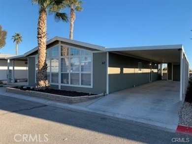 Wide Manufactured Home in the Mesa Bluffs Mobile Home Estates on Blythe Municipal Golf Course in California - for sale on GolfHomes.com, golf home, golf lot