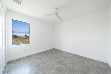 Newer home. 3 beds, 3.5 baths, and a 3-car garage. High 12' flat on Burnt Store Golf Club in Florida - for sale on GolfHomes.com, golf home, golf lot