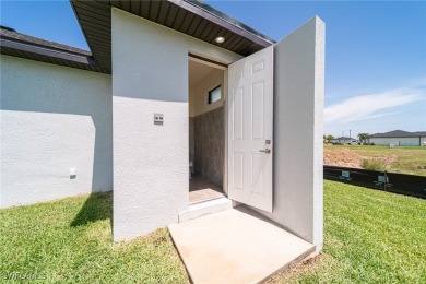 Newer home. 3 beds, 3.5 baths, and a 3-car garage. High 12' flat on Burnt Store Golf Club in Florida - for sale on GolfHomes.com, golf home, golf lot