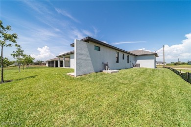 Newer home. 3 beds, 3.5 baths, and a 3-car garage. High 12' flat on Burnt Store Golf Club in Florida - for sale on GolfHomes.com, golf home, golf lot