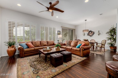 Upgraded Villa situated on a private, desirable South facing lot on Tuscany Falls At Pebble Creek in Arizona - for sale on GolfHomes.com, golf home, golf lot