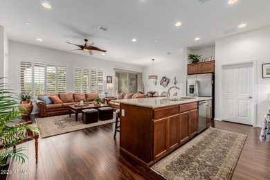 Upgraded Villa situated on a private, desirable South facing lot on Tuscany Falls At Pebble Creek in Arizona - for sale on GolfHomes.com, golf home, golf lot