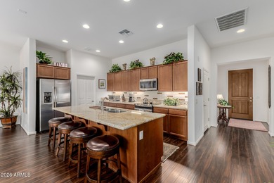 Upgraded Villa situated on a private, desirable South facing lot on Tuscany Falls At Pebble Creek in Arizona - for sale on GolfHomes.com, golf home, golf lot