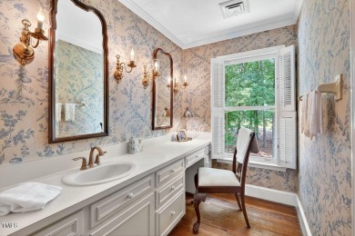 Pretty home on the golf course of Croasdaile Country Club in on Croasdaile Country Club in North Carolina - for sale on GolfHomes.com, golf home, golf lot