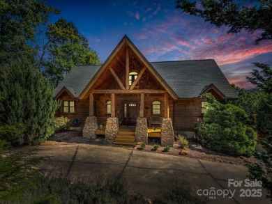 Classic log cabin, conveniently located behind the gates of on Rumbling Bald Resort on Lake Lure in North Carolina - for sale on GolfHomes.com, golf home, golf lot
