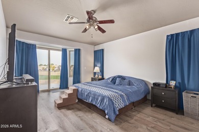 Nestled in the desirable Villages of Queen Creek, this home on Las Colinas Golf Club in Arizona - for sale on GolfHomes.com, golf home, golf lot