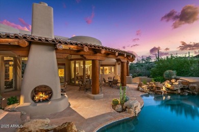 Stunning Southwest-Style Retreat in Desert Mountain with GOLF on Desert Mountain Golf Club - Renegade Course in Arizona - for sale on GolfHomes.com, golf home, golf lot
