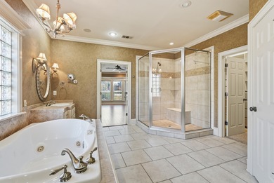 Experience stunning golf course views from this beautiful home on Centennial Valley Golf Course in Arkansas - for sale on GolfHomes.com, golf home, golf lot