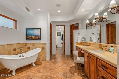 Stunning Southwest-Style Retreat in Desert Mountain with GOLF on Desert Mountain Golf Club - Renegade Course in Arizona - for sale on GolfHomes.com, golf home, golf lot