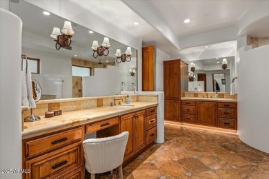 Stunning Southwest-Style Retreat in Desert Mountain with GOLF on Desert Mountain Golf Club - Renegade Course in Arizona - for sale on GolfHomes.com, golf home, golf lot