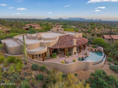Stunning Southwest-Style Retreat in Desert Mountain with GOLF on Desert Mountain Golf Club - Renegade Course in Arizona - for sale on GolfHomes.com, golf home, golf lot