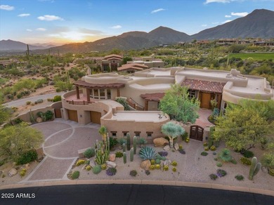 Stunning Southwest-Style Retreat in Desert Mountain with GOLF on Desert Mountain Golf Club - Renegade Course in Arizona - for sale on GolfHomes.com, golf home, golf lot
