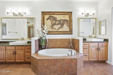 RARE 3-BEDROOM GEM IN CORRIENTE WITH STUNNING MOUNTAIN  POOL on Scottsdale Silverado Golf Club in Arizona - for sale on GolfHomes.com, golf home, golf lot