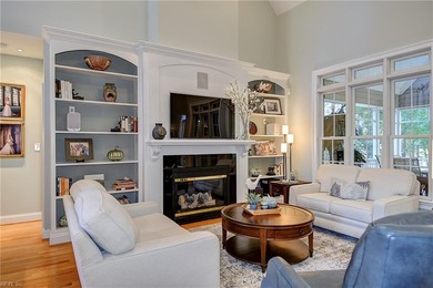 Discover effortless elegance in this custom brick home nestled on Riverfront Golf Club in Virginia - for sale on GolfHomes.com, golf home, golf lot