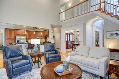 Discover effortless elegance in this custom brick home nestled on Riverfront Golf Club in Virginia - for sale on GolfHomes.com, golf home, golf lot