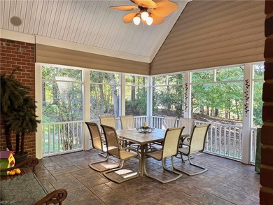 Discover effortless elegance in this custom brick home nestled on Riverfront Golf Club in Virginia - for sale on GolfHomes.com, golf home, golf lot