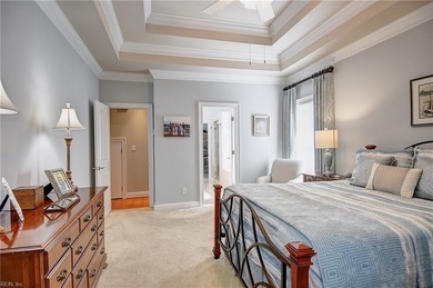 Discover effortless elegance in this custom brick home nestled on Riverfront Golf Club in Virginia - for sale on GolfHomes.com, golf home, golf lot