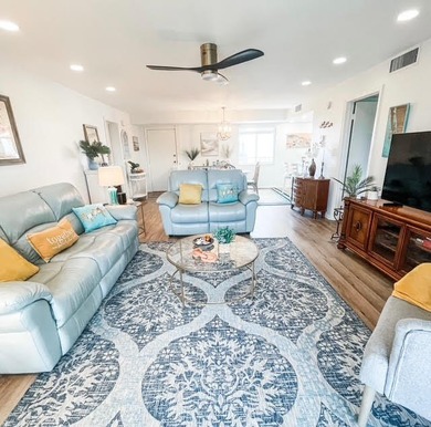 Beautifully updated 2 bedroom, 2 bath, 5th floor, furnished on Ocean Village Golf Course in Florida - for sale on GolfHomes.com, golf home, golf lot