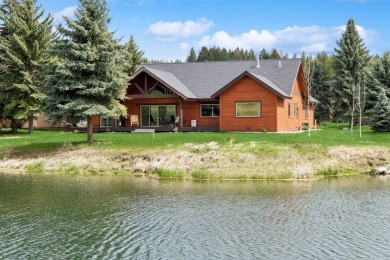 This superb single-level home overlooks the pond on the 14th on Eagle Bend Golf Course in Montana - for sale on GolfHomes.com, golf home, golf lot
