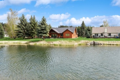 This superb single-level home overlooks the pond on the 14th on Eagle Bend Golf Course in Montana - for sale on GolfHomes.com, golf home, golf lot
