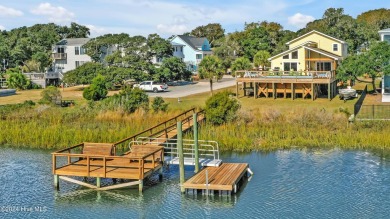 Welcome to waterfront living on Big Davis Canal! Looking out on Founders Club At St. James Plantation in North Carolina - for sale on GolfHomes.com, golf home, golf lot