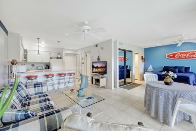 Enjoy resort style living in this charming 1 BR condo on Ocean Village Golf Course in Florida - for sale on GolfHomes.com, golf home, golf lot