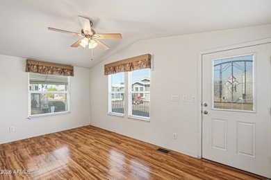 Welcome to this charming single-story manufactured home offering on Viewpoint Golf Resort in Arizona - for sale on GolfHomes.com, golf home, golf lot