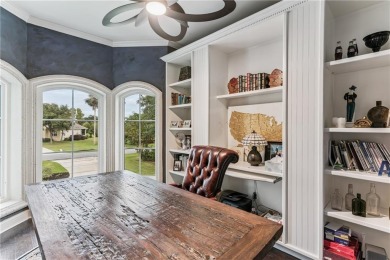 This stunning residence blends timeless European elegance with on Oak Grove Island Golf and Country Club in Georgia - for sale on GolfHomes.com, golf home, golf lot