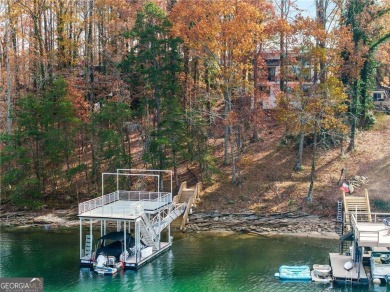 This stunning lakefront home on Lake Lanier offers effortless on Lanier Island Legacy Golf Couorse in Georgia - for sale on GolfHomes.com, golf home, golf lot