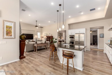 Step into refined desert living in this beautifully upgraded on Quail Creek Country Club  in Arizona - for sale on GolfHomes.com, golf home, golf lot