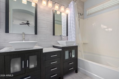 Nestled within the gated community of Seville, this beautifully on Seville Golf and Country Club in Arizona - for sale on GolfHomes.com, golf home, golf lot