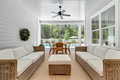 This elegant single-story Hawthorne plan by Huff Homes combines on Origins Golf Club in Florida - for sale on GolfHomes.com, golf home, golf lot